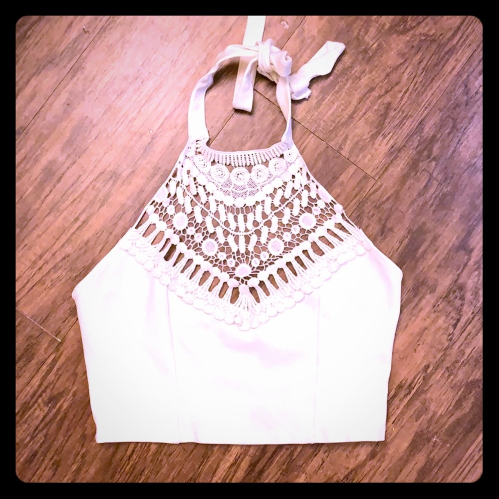 Halter crop top